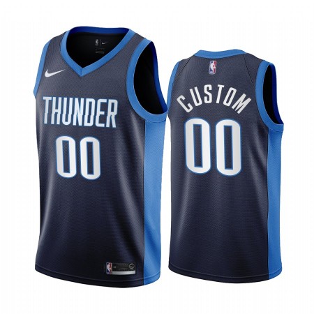 Oklahoma City Thunder Custom 2020-21 Earned Edition Pelipaidat Swingman - Miesten
